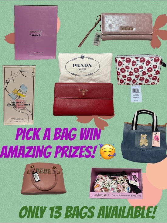 Prada Handbags - Join MeTHIS Friday 5/1 For A Chance To Win These Amazing Items @ A $3 Start! 😱